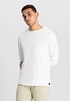 Dstrezzed Newman T-shirt White Model / Voorkant