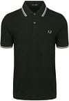  Fred Perry Polo Twin Tipped M3600 Donkergroen M3600-Y65 kopen | Suitable