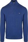Gant Half Zip Pullover Mid Blue 8030564-407 order online | Suitable