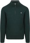 Gant Halfzip Wol Trui Logo Groen 87213-374 kopen | Suitable