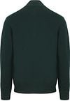 Gant Halfzip Wol Trui Logo Groen Product / Achterkant