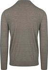 Profuomo Turtleneck Pullover Merino Green Product / Achterkant