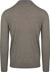 Profuomo Turtleneck Trui Merino Groen Product / Achterkant