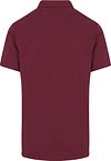 King Essentials The James Polo Burgundy Product / Achterkant