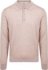 King Essentials The Robert Long Sleeve Polo Merino Beige KM111030002-N018T commander en ligne | Suitable