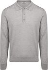 King Essentials The Robert Long Sleeve Polo Merino Gris KM111030002-C002T commander en ligne | Suitable
