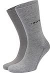 Levi's Sok Katoen 2-Pack Grijs 758 993053001-758