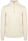 Lyle & Scott Half Zip Pull Tonal Ecru ML2022TON-W870 commander en ligne | Suitable