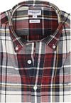 McGregor Overhemd Herringbone Ruit Rood Blauw MM242.6001.09-9100 kopen | Suitable