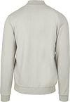 No Excess Cardigan Zipper Jacquard Chalk Product / Achterkant