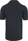 No Excess Half Zip Poloshirt Marine Product / Achterkant
