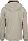 No Excess Jacke Halblang mit Kapuze Beige Product / Achterkant
