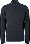 No Excess Mocker Pullover Navy Melange 21230933-131 order online | Suitable