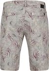 No Excess Short Garment Dyed Print Grijs Product / Achterkant