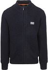 NZA Cardigan Dominick Mix Laine Marine commander en ligne | Suitable