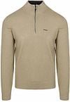 NZA Half Zip Trui Christopher Melange Warm Beige 25HN414-1184 kopen | Suitable