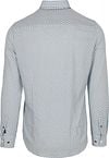NZA Overhemd Aidan Print Blauw Product / Achterkant