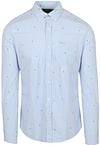 NZA Overhemd Julius Print Blauw 25BN552-1675 kopen | Suitable