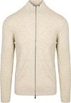 Profuomo Cardigan Merino Wool Ecru PPVJ30025A-F order online | Suitable