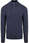 Profuomo Half Zip Pullover Luxury Navy order online | PPVJ10013H-P | Suitable Finland