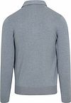 Profuomo Longsleeve Polo Luxury Basic Bleu Product / Achterkant