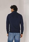 State Of Art Half Zip Pullover Navy Model / Achterkant