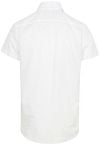 Suitable Short Sleeve Hemd Leinen Weiß Product / Achterkant