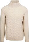 Suitable Pull Col Roulé Cable Laine Ecru PU-CACO-WO-24 Naturel commander en ligne | Suitable