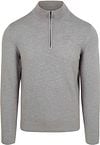 Suitable Slub Yarn Half Zip Pullover Grau PU-MO-SLUBPLAIN-25.03 Grey kaufen | Suitable