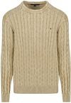 Tommy Hilfiger Pullover Cable Sandalwood MW0MW39524-RBT kopen | Suitable