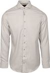 Suitable Overhemd Jacquard Luxe Beige