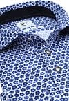 R2 Knitted Piqué Shirt Flowers Blue Product / Detail