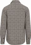Blue Industry Overshirt Print Brown  Product / Achterkant