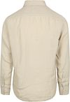 BOSS Relegant Shirt Linen Ecru Product / Achterkant