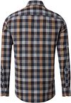 Casa Moda Chemise Gris A Carreaux Product / Achterkant