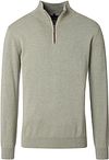 Casa Moda Halfzip Trui Solid Lichtgroen 004410-381 kopen | Suitable