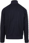 Fred Perry Taped Track Jacke Carbon Blau Product / Achterkant