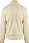 Fred Perry Half Zip Trui Ecru Product / Achterkant