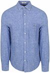 Gant Chemise Lin Bleu 3250082-407 commander en ligne | Suitable