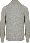 Profuomo Pull-over Col Camionneur Laine D'Agneau Gris Mélangé Product / Achterkant