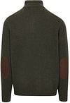 Barbour Trui Wol Patch Groen Product / Achterkant