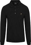 Lyle and Scott Zwarte Longsleeve Polo  LP400VOG-Z865 kopen | Suitable