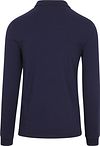 Lyle & Scott Polo à manches longues Bleu Marine Product / Achterkant