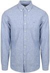 McGregor Chemise Linen Blend Rayures Bleu commander en ligne | MM251.6001.11-2011 | Suitable Luxembourg
