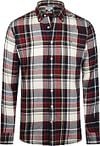 McGregor Overhemd Herringbone Ruit Rood Blauw Product