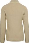 No Excess Half Zip Pullover Structure Melange Beige Product / Achterkant