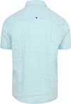 No Excess Short Sleeve Shirt Linen Light Blue Product / Achterkant