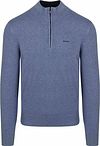 NZA Half Zip Sweater Christopher Melange Soft Blue order online | Suitable