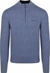 NZA Half Zip Trui Christopher Melange Soft Blue 25HN414-2619 kopen | Suitable