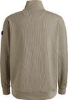 PME Legend Half Zip Sweater Interlock Jersey Khaki
